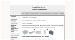 Desktop Screenshot of ersatzteil-portal24.de